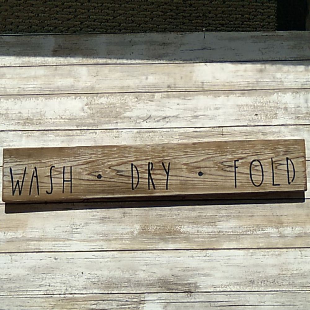 Rae Dunn Inspired Laundry Sign